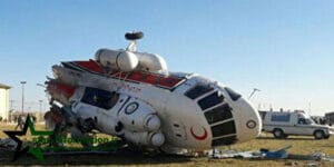 بالگرد هلال احمر در لرستان سقوط کرد!