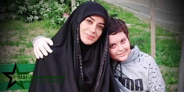 عکس فرزندان الهام چرخنده و خودش