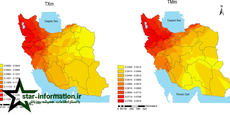 پیش‌ بینی بارش باران در مهر ۱۴۰۴